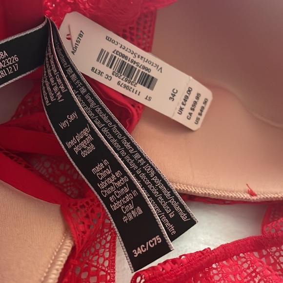 Victoria’s Secret very sexy bra 34C new with tags - Picture 4 of 4
